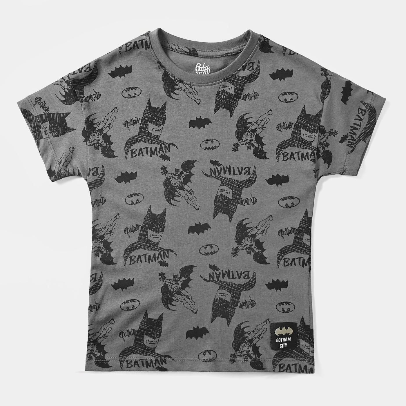 Boys Cotton Jersey T-Shirt H/S Character-Grey