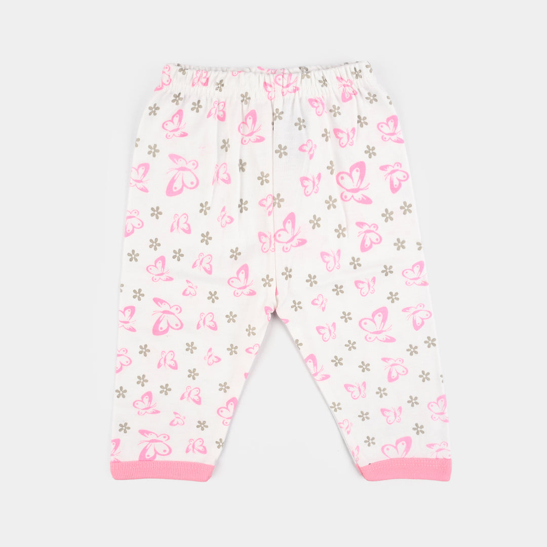 Infant Front Open Suit Butterfly L.Pink