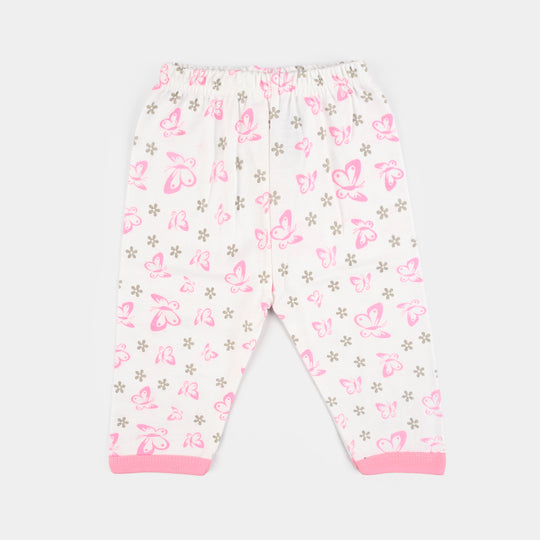 Infant Front Open Suit Butterfly L.Pink