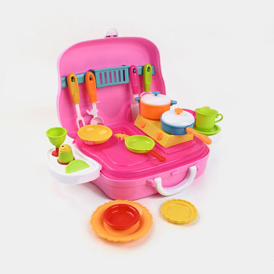 Briefcase Kitchen Play Set for Kids