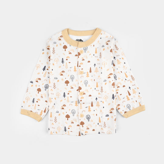 Infant Front Open Suit (Tree Bleached) - Sand