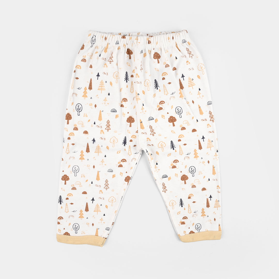 Infant Front Open Suit (Tree Bleached) - Sand