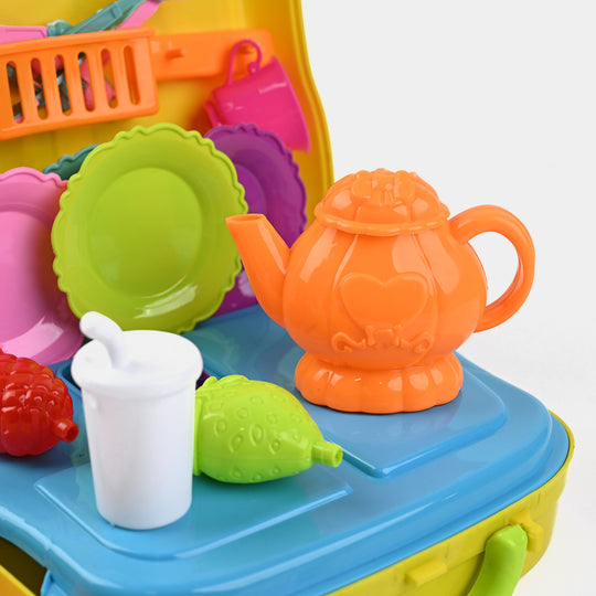 Briefcase Tea Play Set for Kids