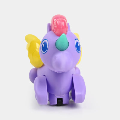 Cute Pull-Back Dinky Toy With Light