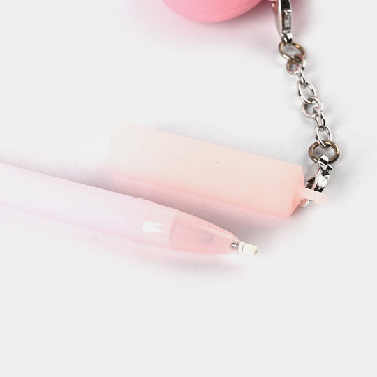 Elegant Ball Pen with Adorable Keychain