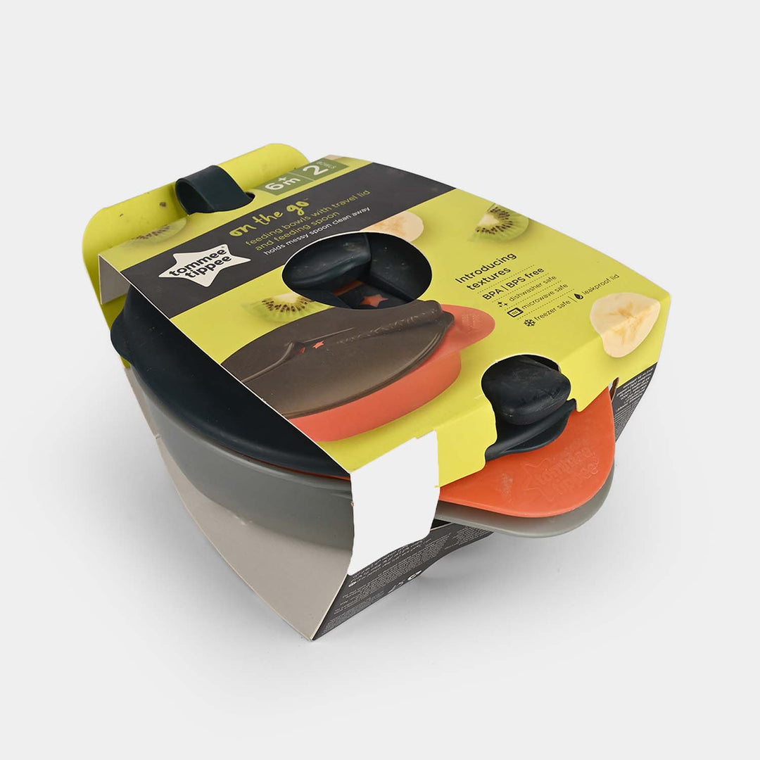 Feeding Bowl Set with Travel Lid & Spoon (6M+)