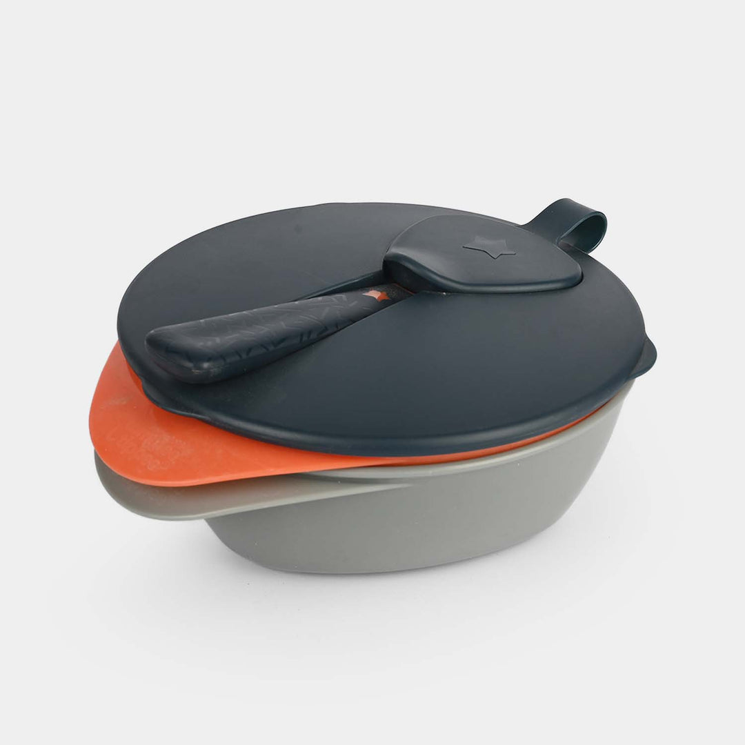 Feeding Bowl Set with Travel Lid & Spoon (6M+)