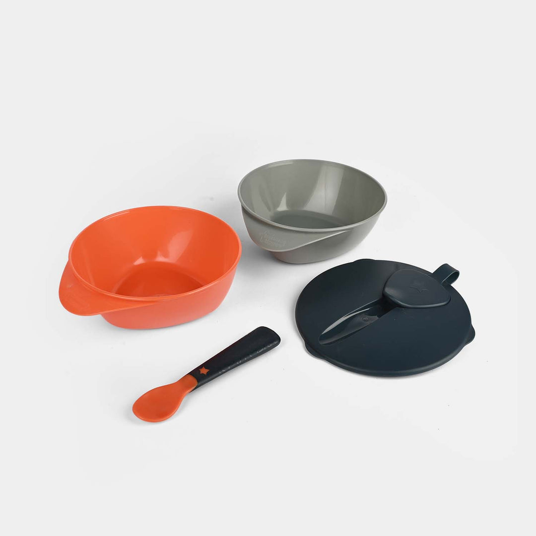 Feeding Bowl Set with Travel Lid & Spoon (6M+)