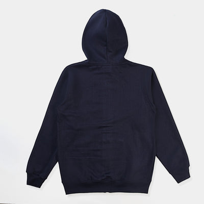 Teens Boys Fleece Jacket Never Stay-NAVY