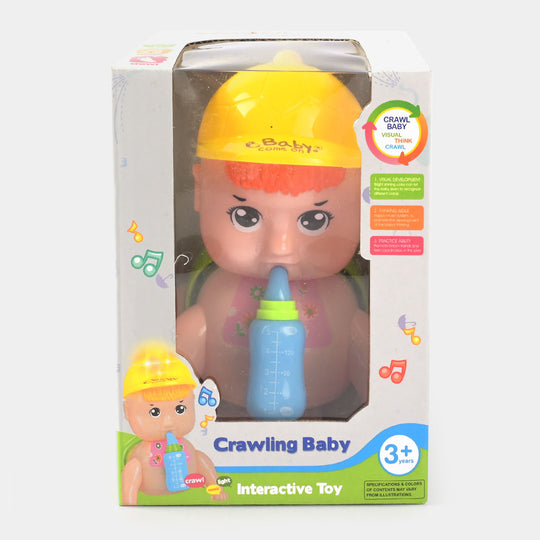 Electric Crawling Baby Toy With Light & Music For Kids