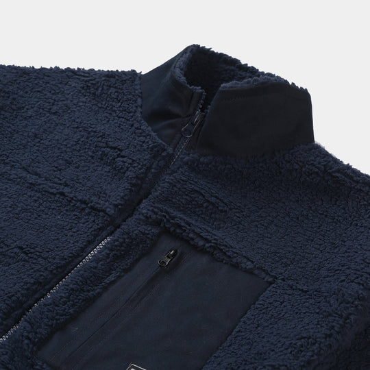 Teens Boys Sherpa Jacket Play-NAVY