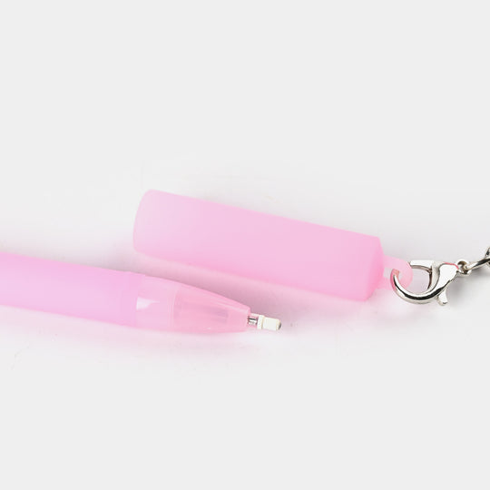 Elegant Ball Pen with Adorable Keychain