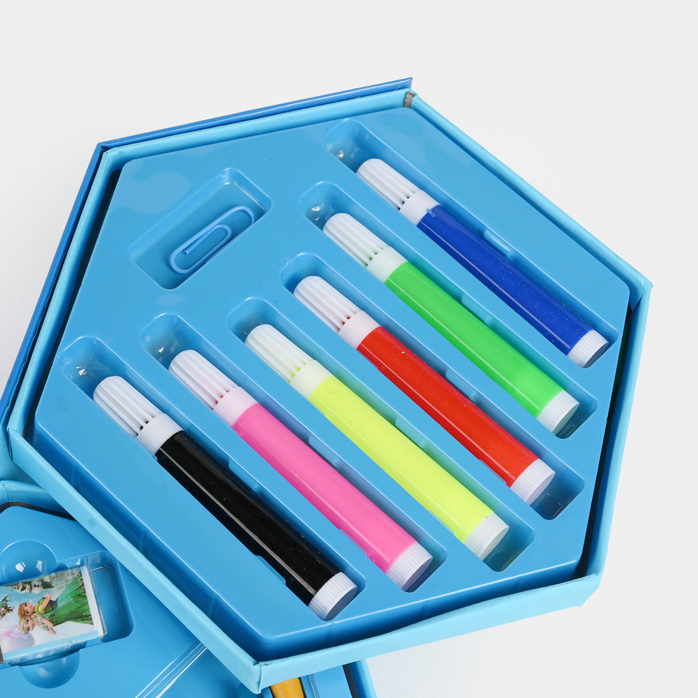 46-Piece Kids Art & Coloring Kit