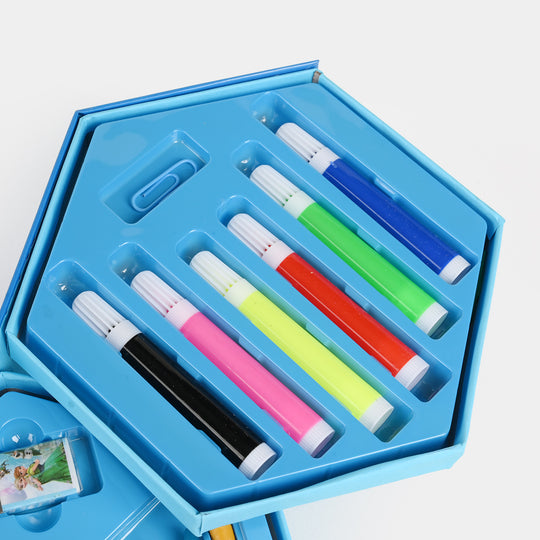 46-Piece Kids Art & Coloring Kit