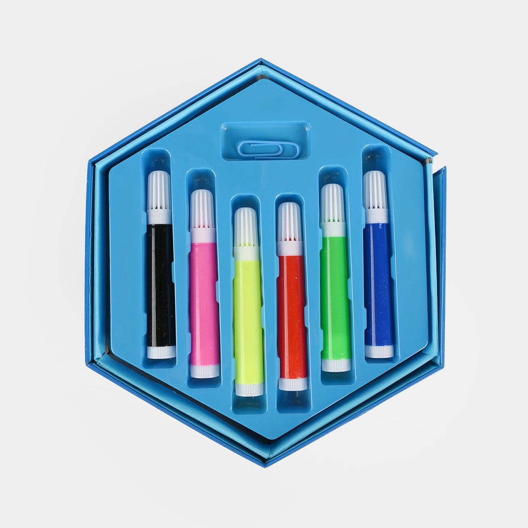 46-Piece Kids Art & Coloring Kit