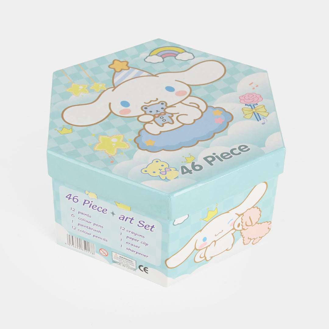 46-Piece Kids Art & Coloring Kit