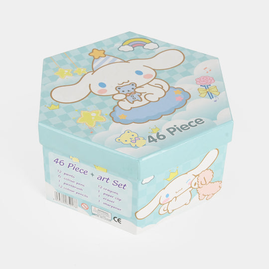 46-Piece Kids Art & Coloring Kit