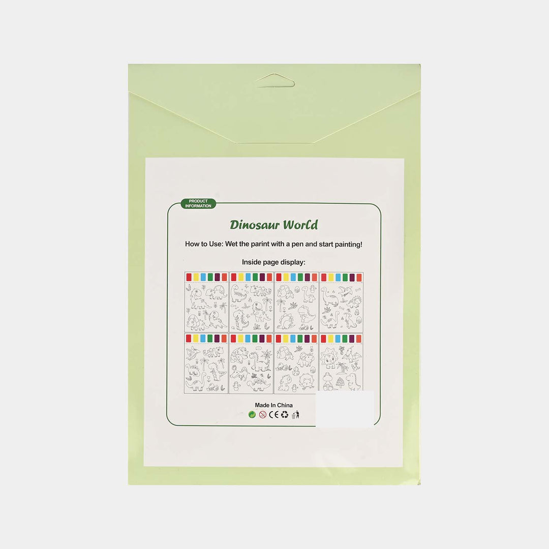 Dinosaur-Themed Paint-With-Water Book