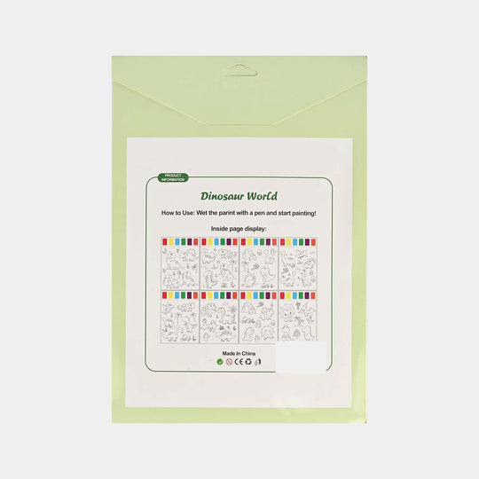 Dinosaur-Themed Paint-With-Water Book