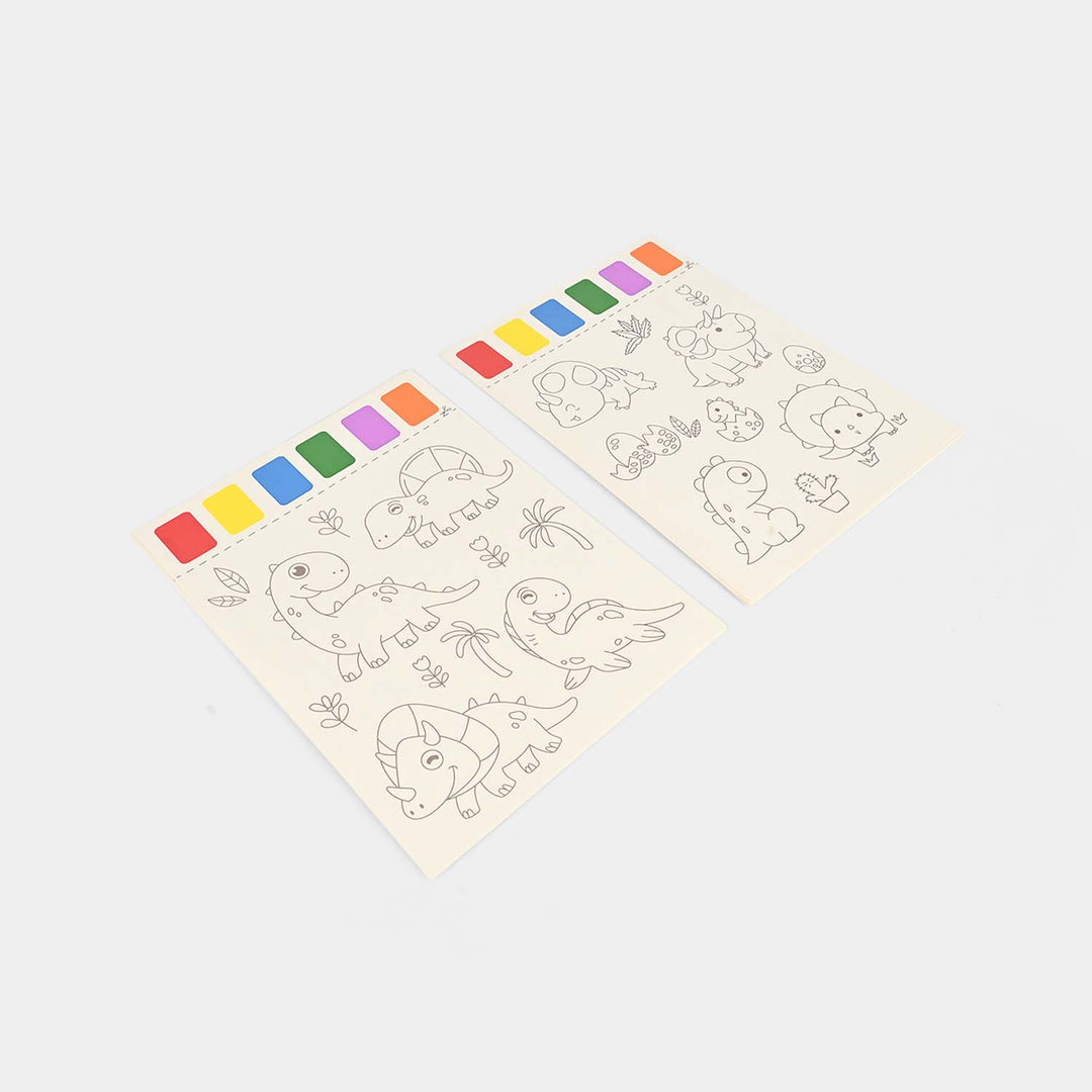 Dinosaur-Themed Paint-With-Water Book