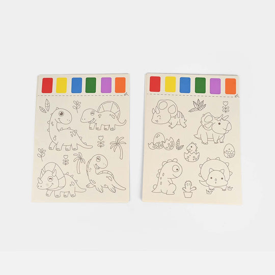 Dinosaur-Themed Paint-With-Water Book