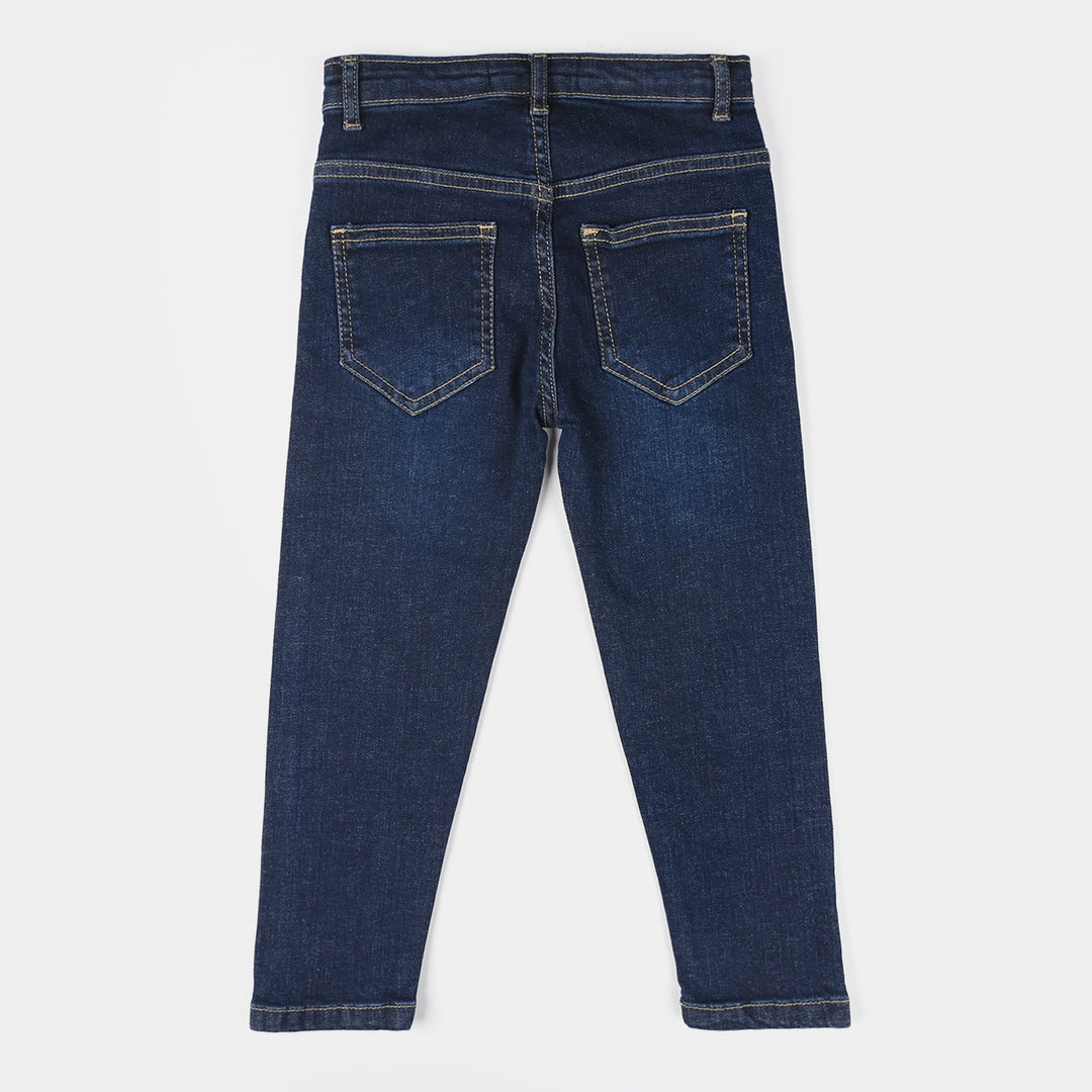 Boys Denim Stretch Pants (New Destination) - Dark Blue