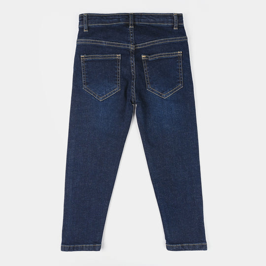 Boys Denim Stretch Pants (New Destination) - Dark Blue