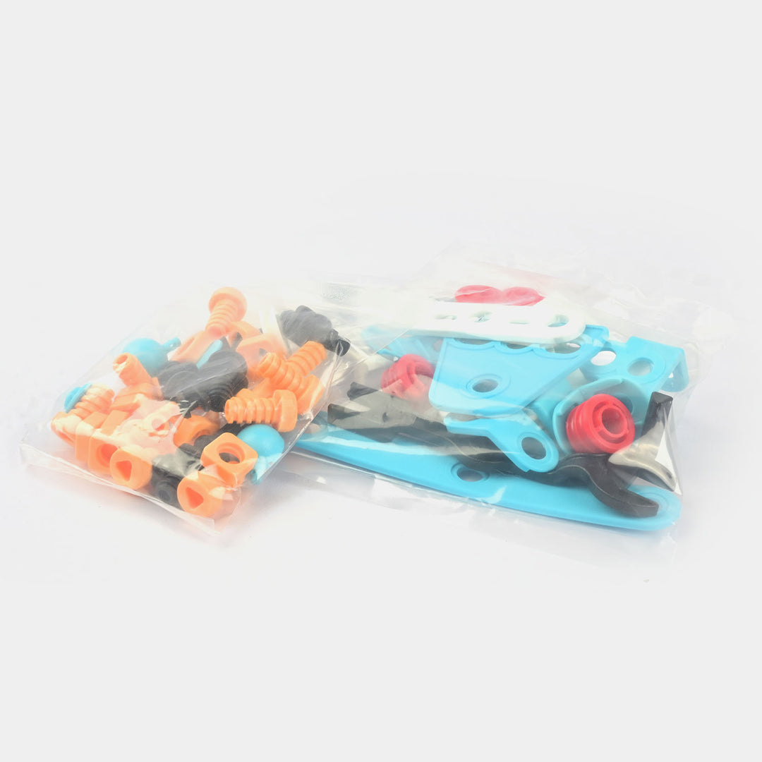 Soft Rubber Puzzle Assembly Cartoon Car | 55PCs