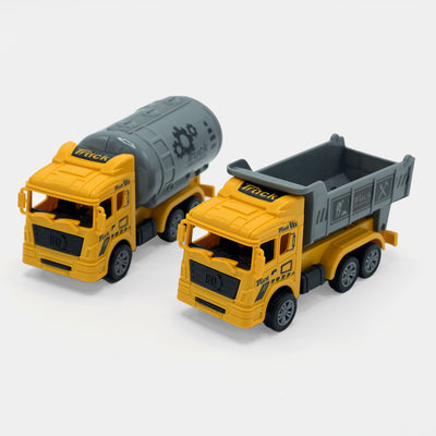 Pull Back Construction Truck For Kids