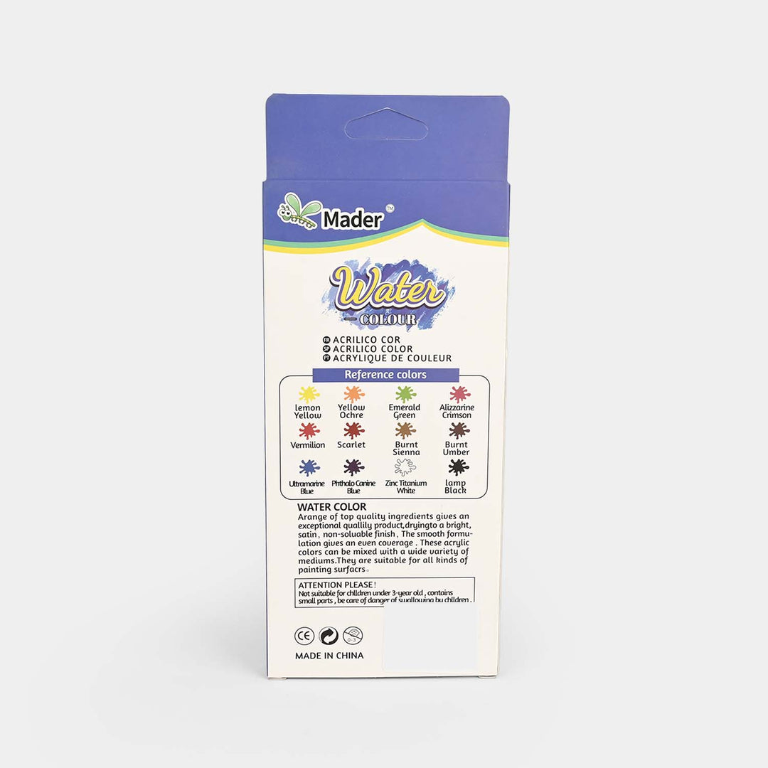 Water Color Paint Tube 12Pcs