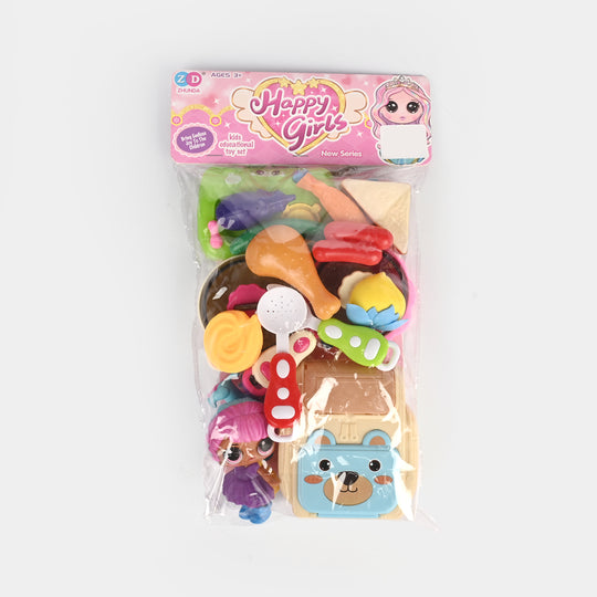 Happy Girls Pretend Food Play Set
