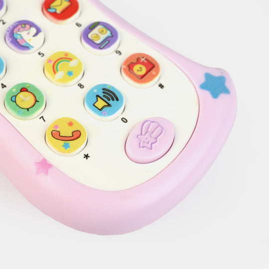 Toy Mobile Phone With Light & Music