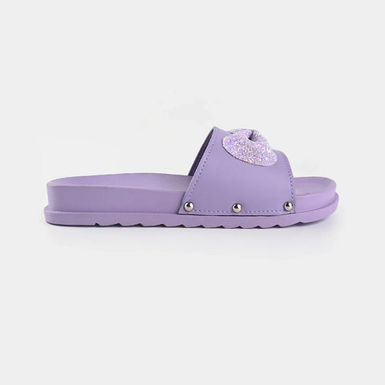 Teen Girls Slipper CL-28-Purple