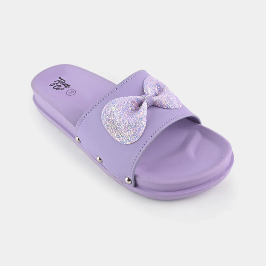 Teen Girls Slipper CL-28-Purple