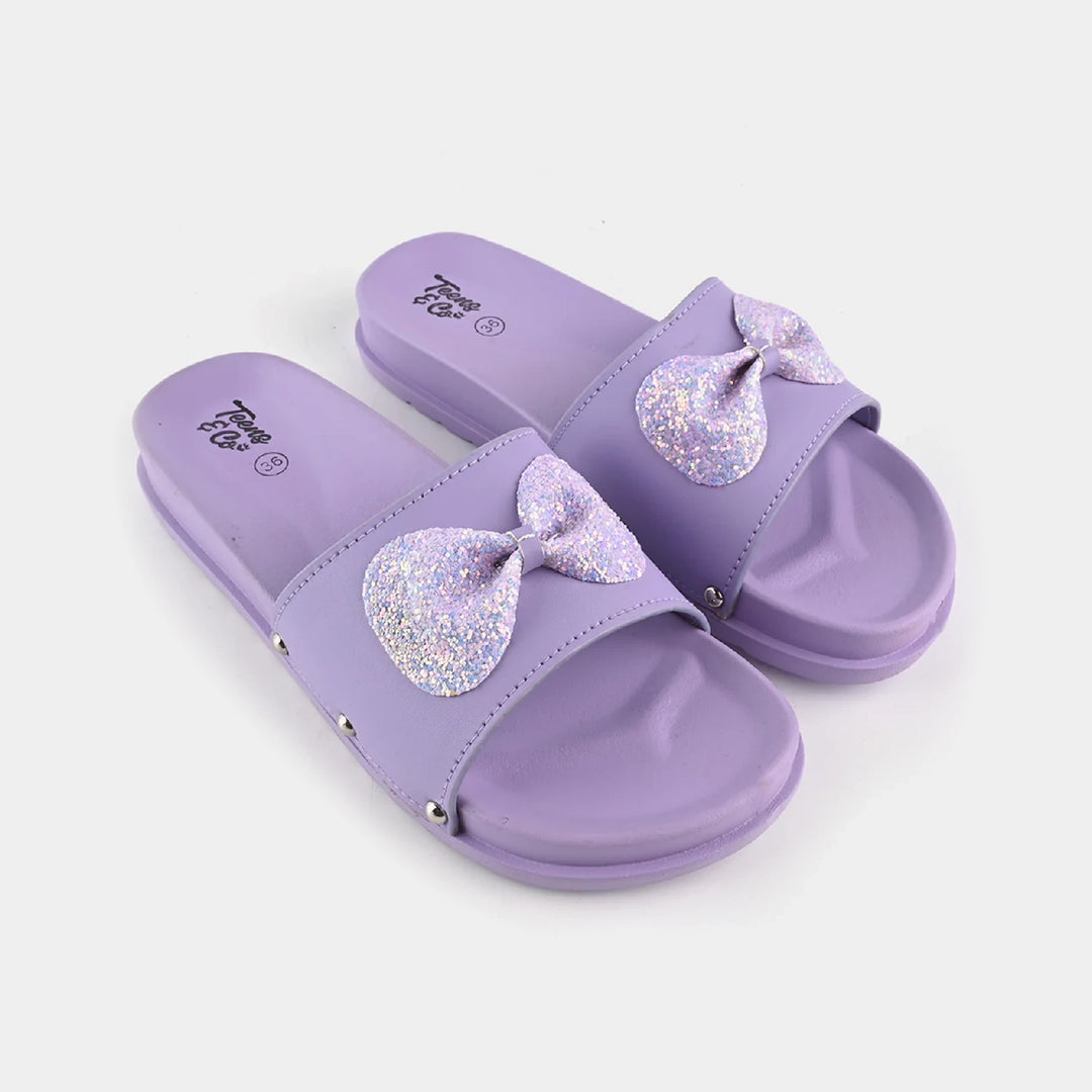 Teen Girls Slipper CL-28-Purple