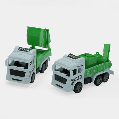 Pull Back City Truck Toy Play Set For Kids