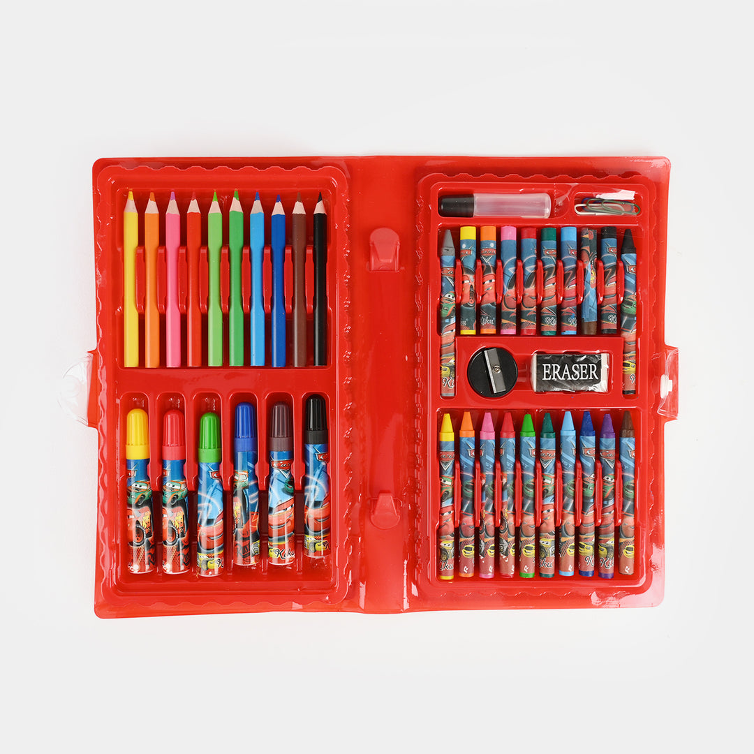 42-Piece Kids Art & Coloring Kit