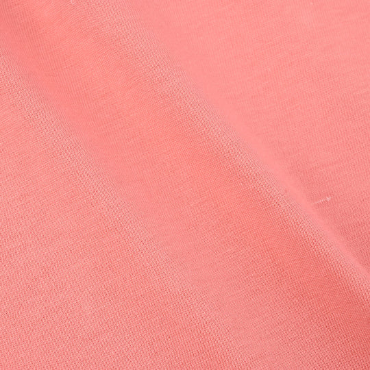 Girls Jersey/Terry T-Shirt (Pearls Bow) - Peach