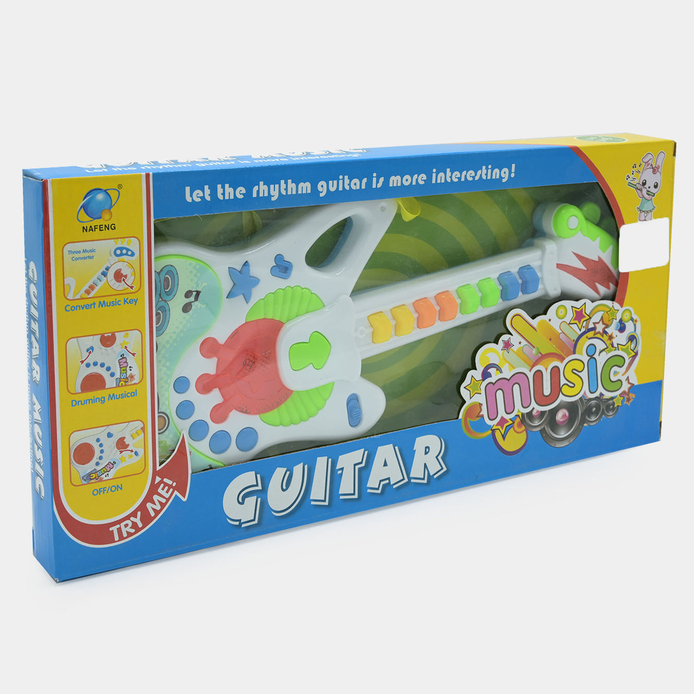 Kids Electric Guitar With Light & Music Toy