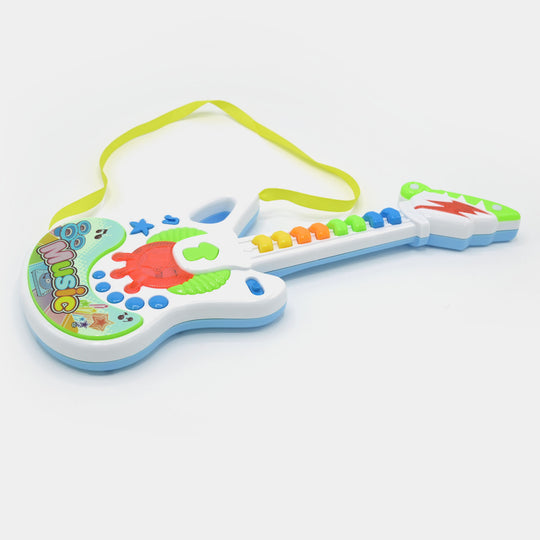 Kids Electric Guitar With Light & Music Toy