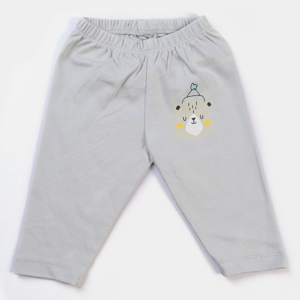 Infant Boys Cotton Pajama 3PCs Set Bear