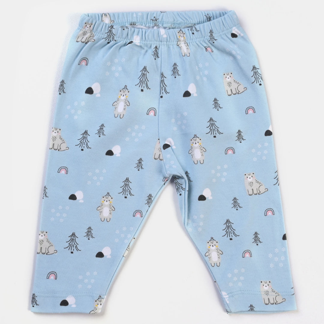 Infant Boys Cotton Pajama 3PCs Set Bear