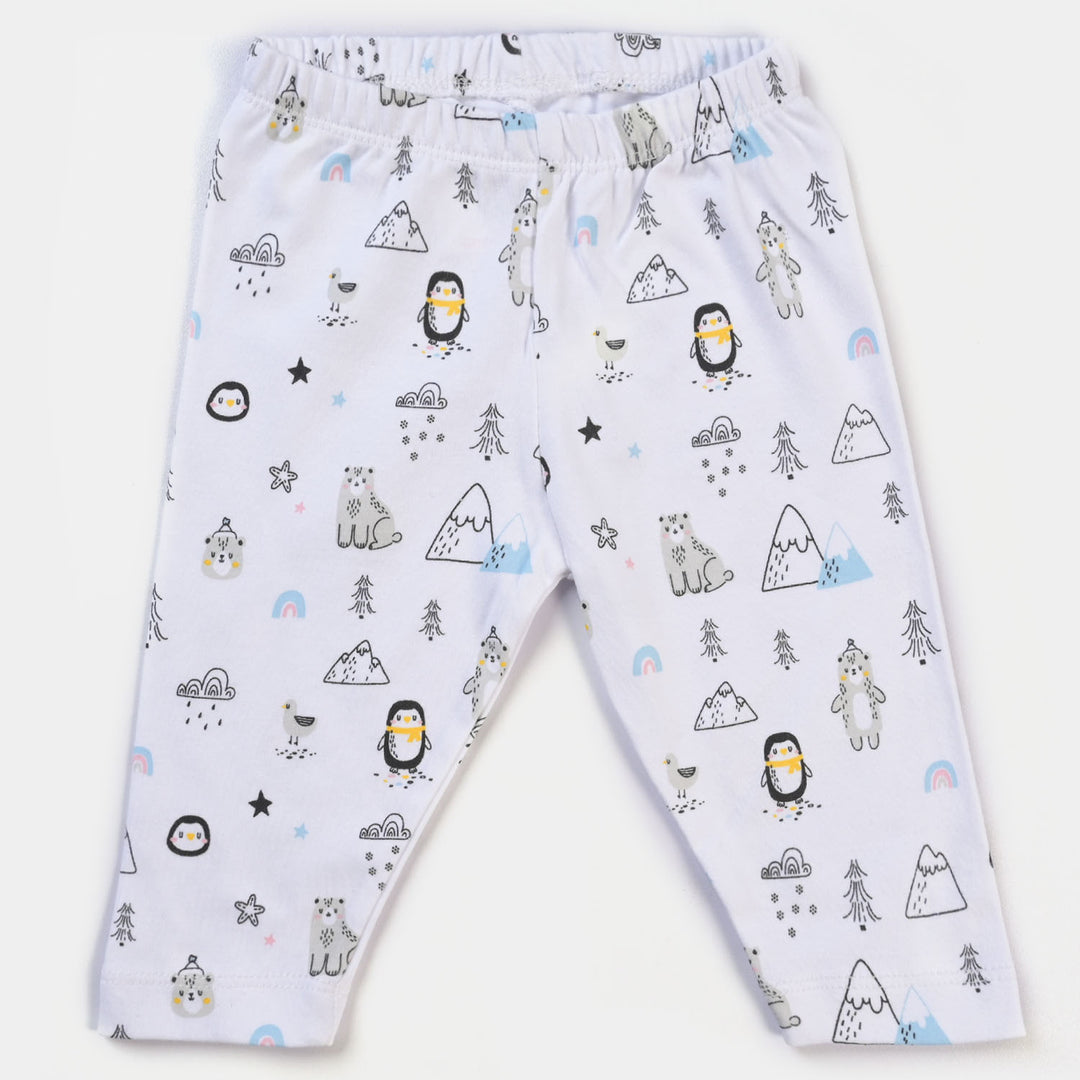 Infant Boys Cotton Pajama 3PCs Set Bear