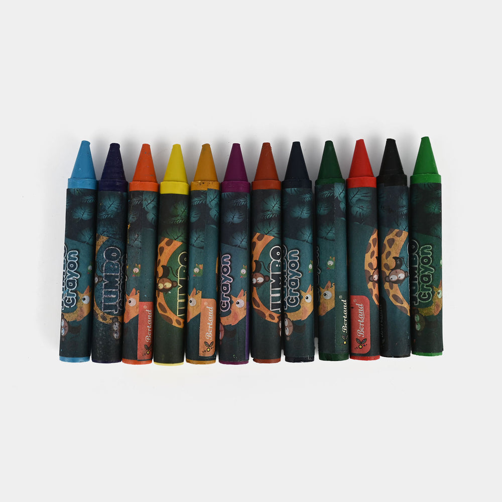 Bertand Jumbo Crayons – 12 Pcs
