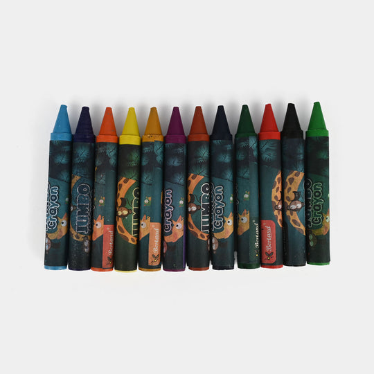 Bertand Jumbo Crayons – 12 Pcs