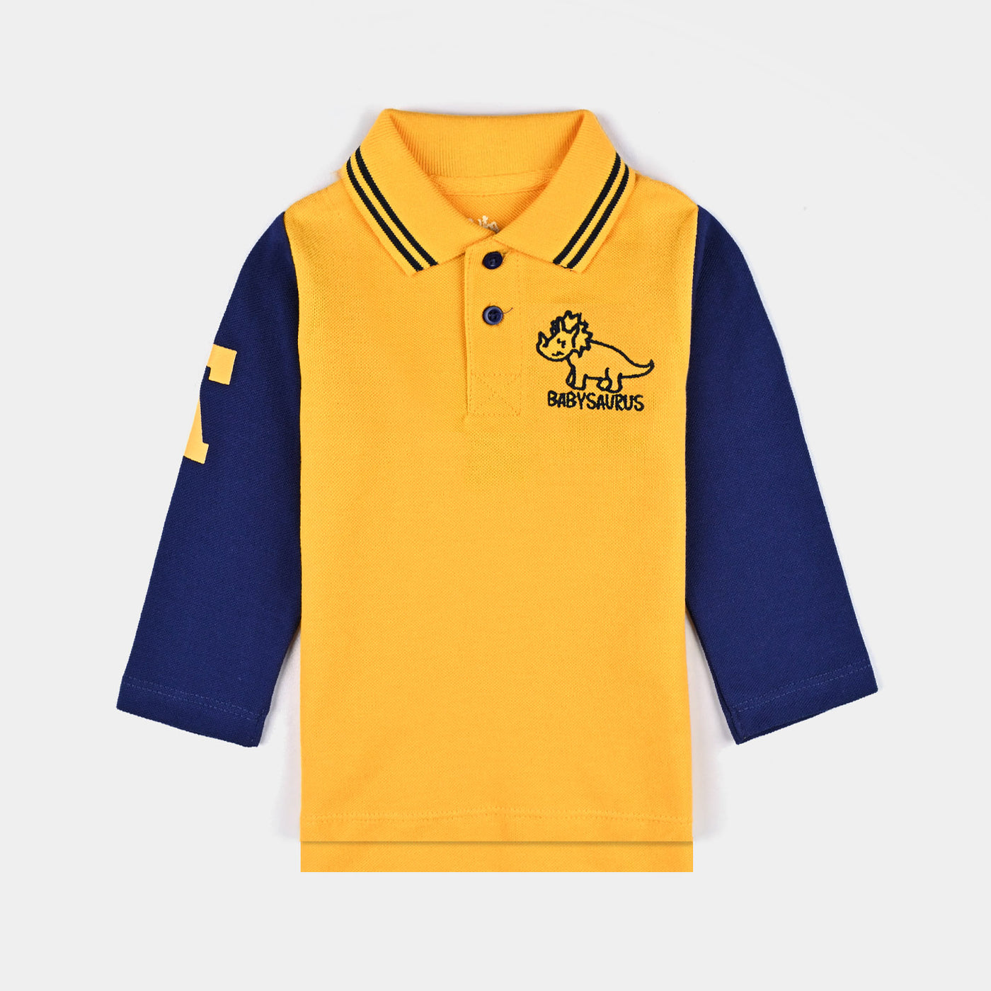 Infant Boys Cotton PK Polo-Citrus