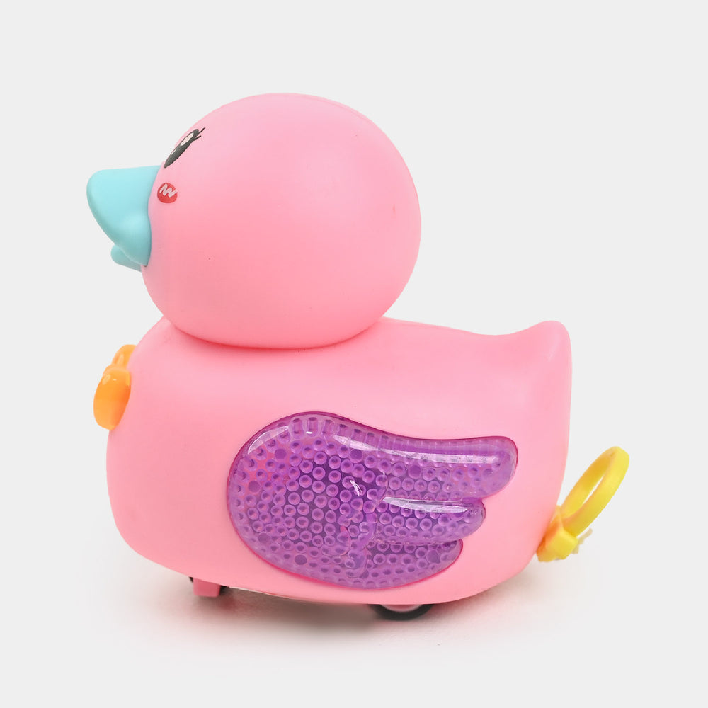 Cute Pull-Back Dinky Toy With Light