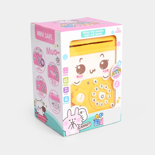Money Safe Electric Lock Kids ATM Machine