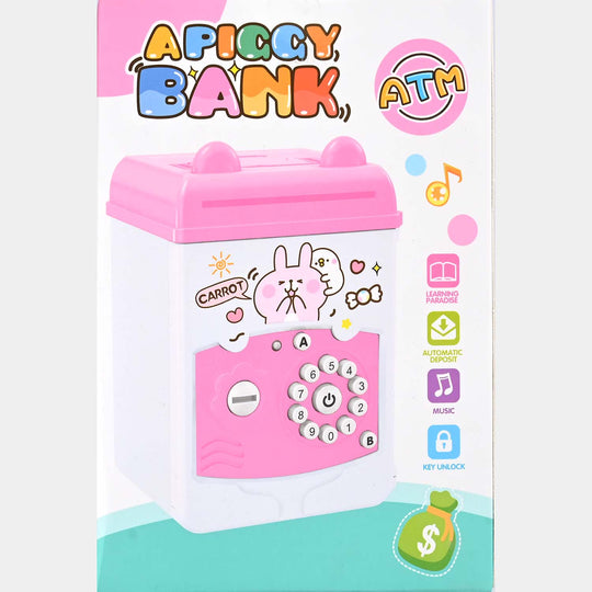 Money Safe Electric Lock Kids ATM Machine