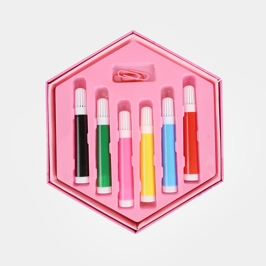 46-Piece Kids Art & Coloring Kit